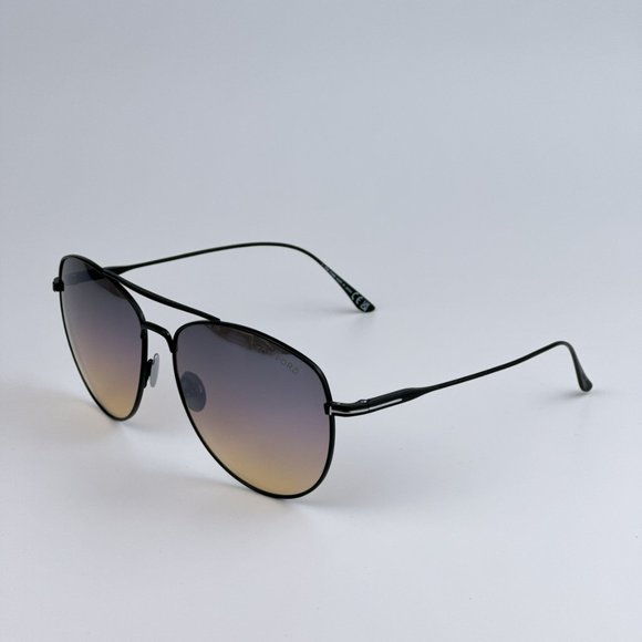 Tom Ford FT0784/S Milla 01C BRAND NEW Sunglasses Black Grey Mirror Pilot Unisex - Picture 12 of 15